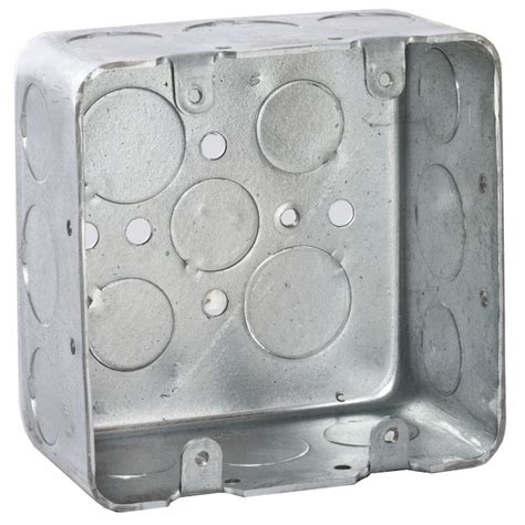 4x4 box metal|4 square metal electrical box.